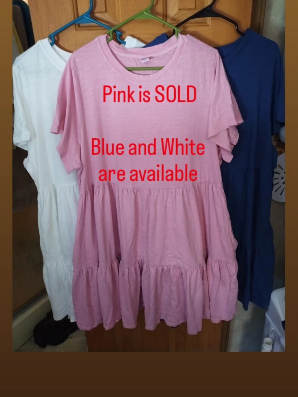 Old Navy 100% Cotton Dresses 2 Available All Size XXL White And Blue